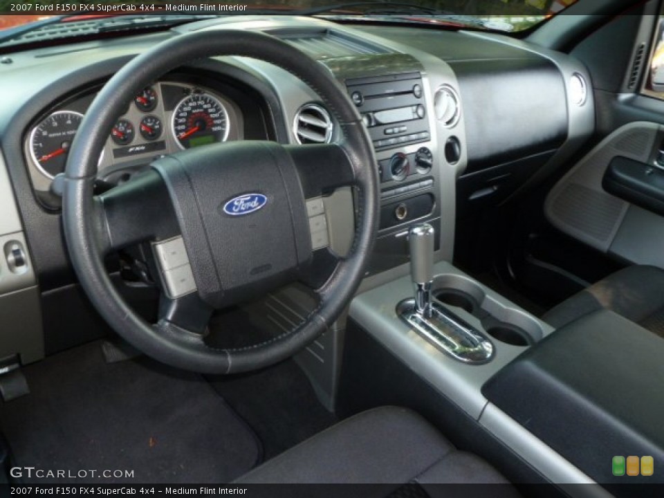 Medium Flint Interior Prime Interior for the 2007 Ford F150 FX4 SuperCab 4x4 #53329392