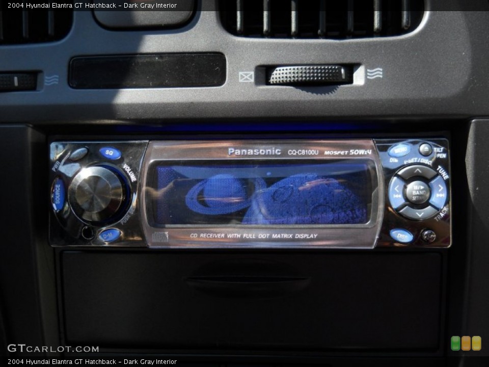 Dark Gray Interior Audio System for the 2004 Hyundai Elantra GT Hatchback #53329692