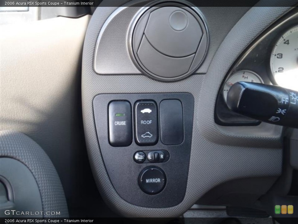 Titanium Interior Controls for the 2006 Acura RSX Sports Coupe #53331417