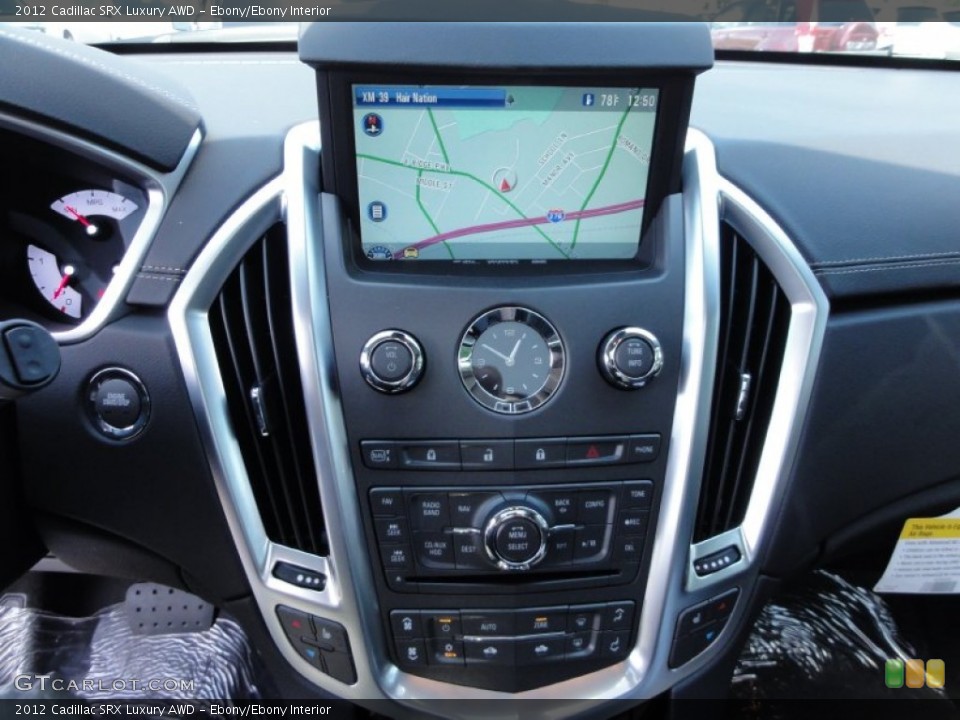Ebony/Ebony Interior Navigation for the 2012 Cadillac SRX Luxury AWD #53333599