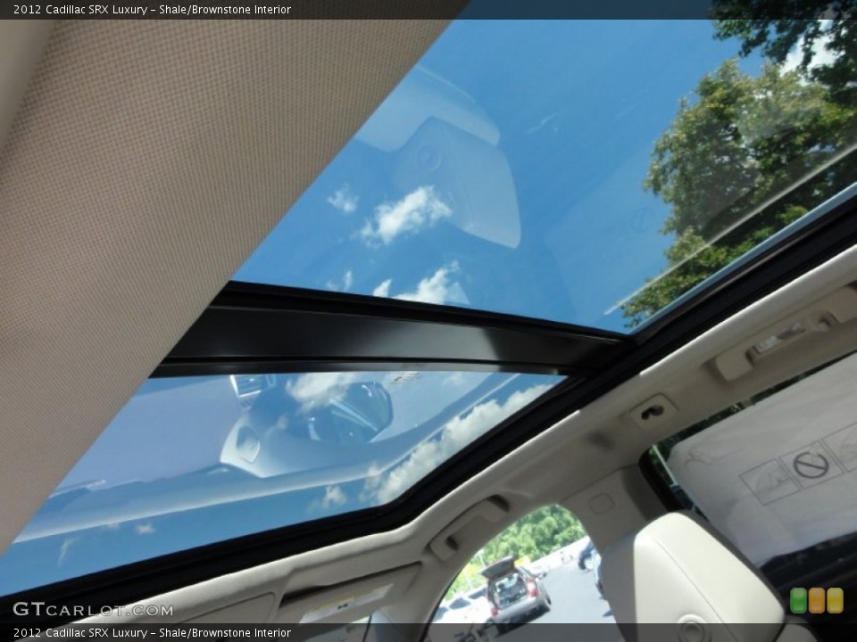 Shale/Brownstone Interior Sunroof for the 2012 Cadillac SRX Luxury #53333884