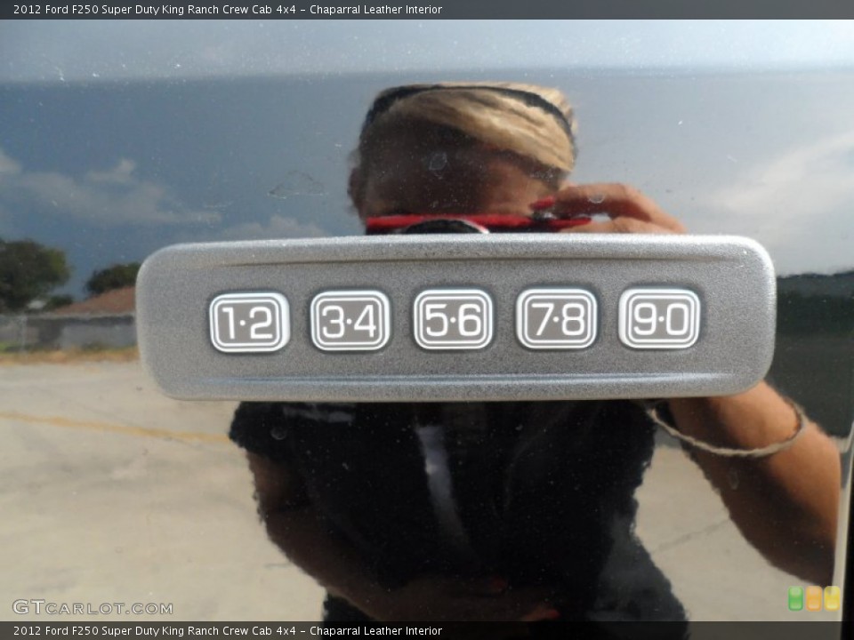 Chaparral Leather Interior Controls for the 2012 Ford F250 Super Duty King Ranch Crew Cab 4x4 #53335231