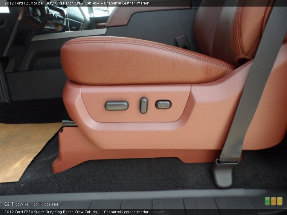 Chaparral Leather Interior Controls for the 2012 Ford F250 Super Duty King Ranch Crew Cab 4x4 #53335363