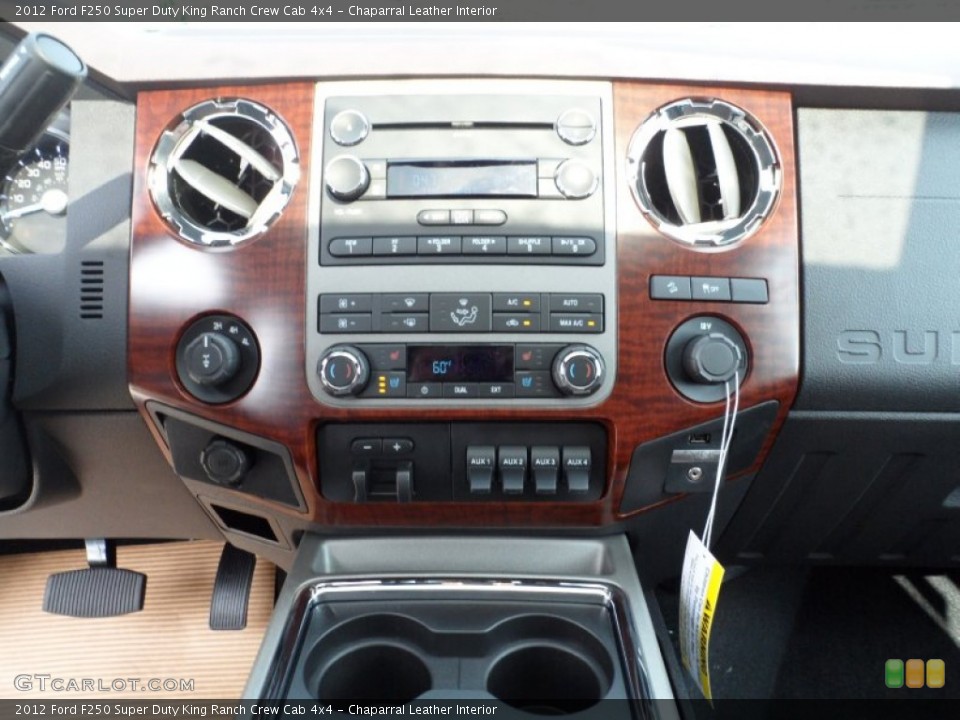 Chaparral Leather Interior Controls for the 2012 Ford F250 Super Duty King Ranch Crew Cab 4x4 #53335399