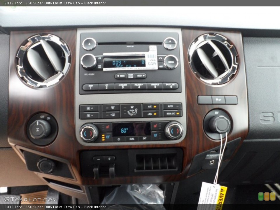 Black Interior Controls for the 2012 Ford F350 Super Duty Lariat Crew Cab #53336350