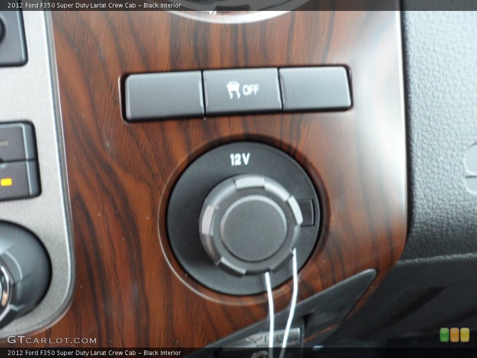 Black Interior Controls for the 2012 Ford F350 Super Duty Lariat Crew Cab #53336386