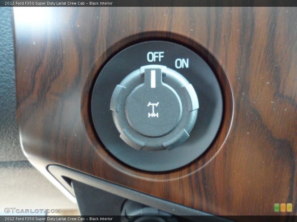 Black Interior Controls for the 2012 Ford F350 Super Duty Lariat Crew Cab #53336425