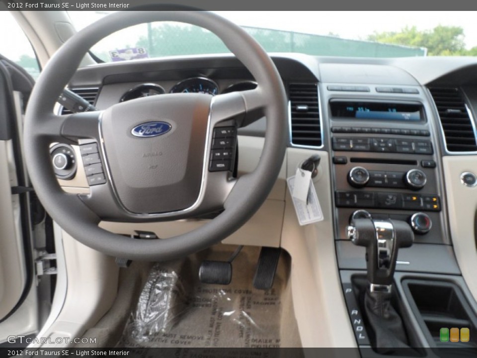 Light Stone Interior Dashboard for the 2012 Ford Taurus SE #53336797