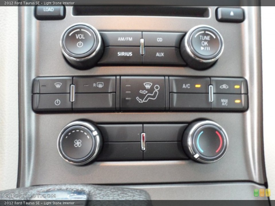 Light Stone Interior Controls for the 2012 Ford Taurus SE #53336836