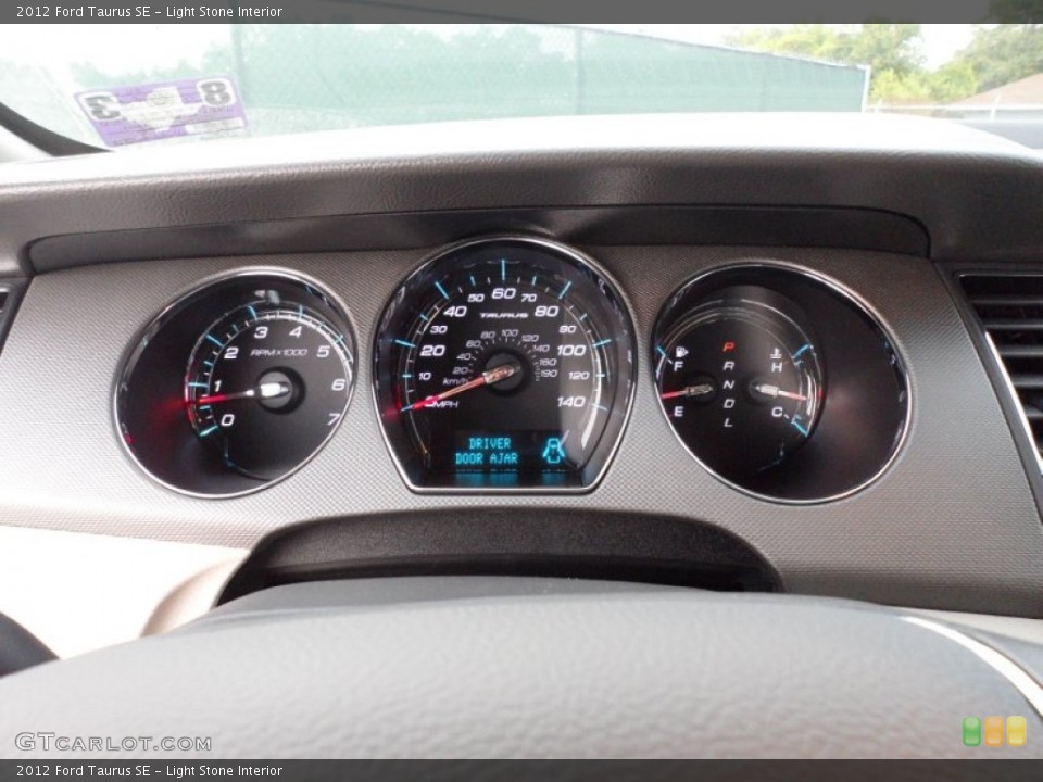 Light Stone Interior Gauges for the 2012 Ford Taurus SE #53336872