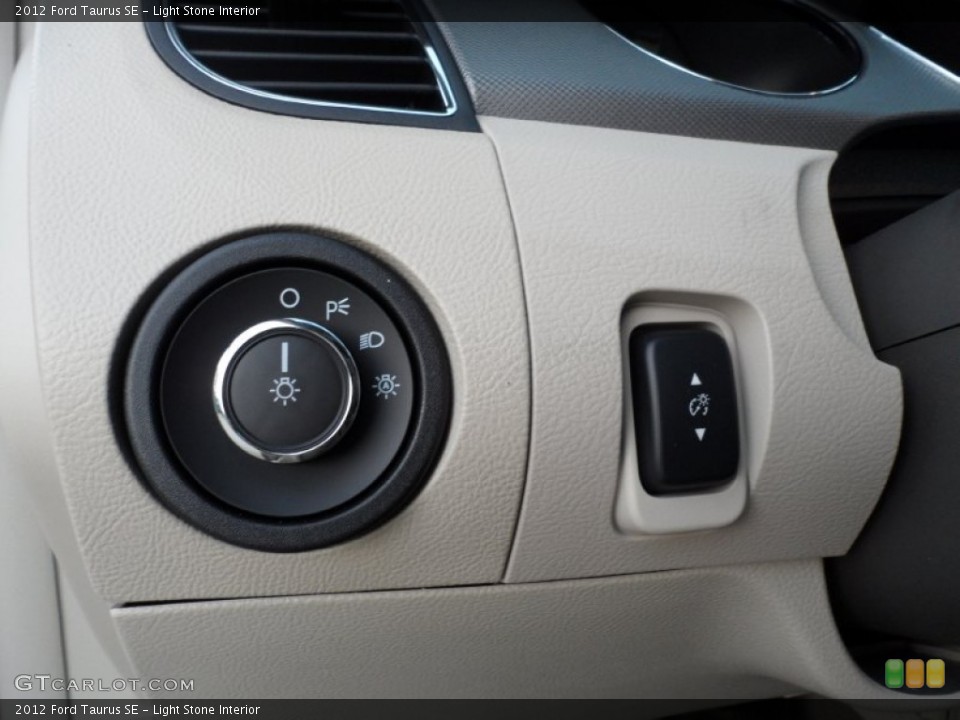 Light Stone Interior Controls for the 2012 Ford Taurus SE #53336881