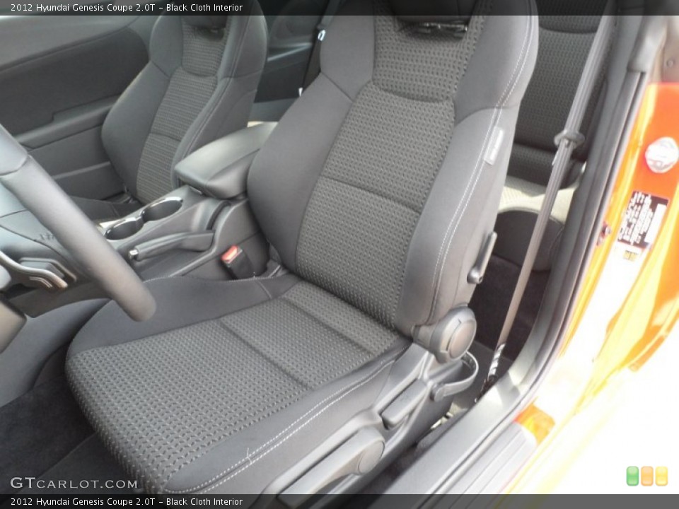 Black Cloth Interior Photo for the 2012 Hyundai Genesis Coupe 2.0T #53337613