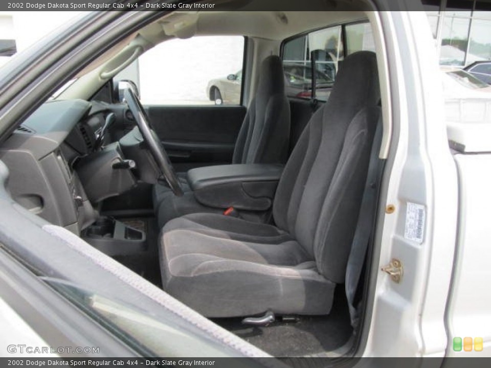 Dark Slate Gray Interior Photo for the 2002 Dodge Dakota Sport Regular Cab 4x4 #53338495