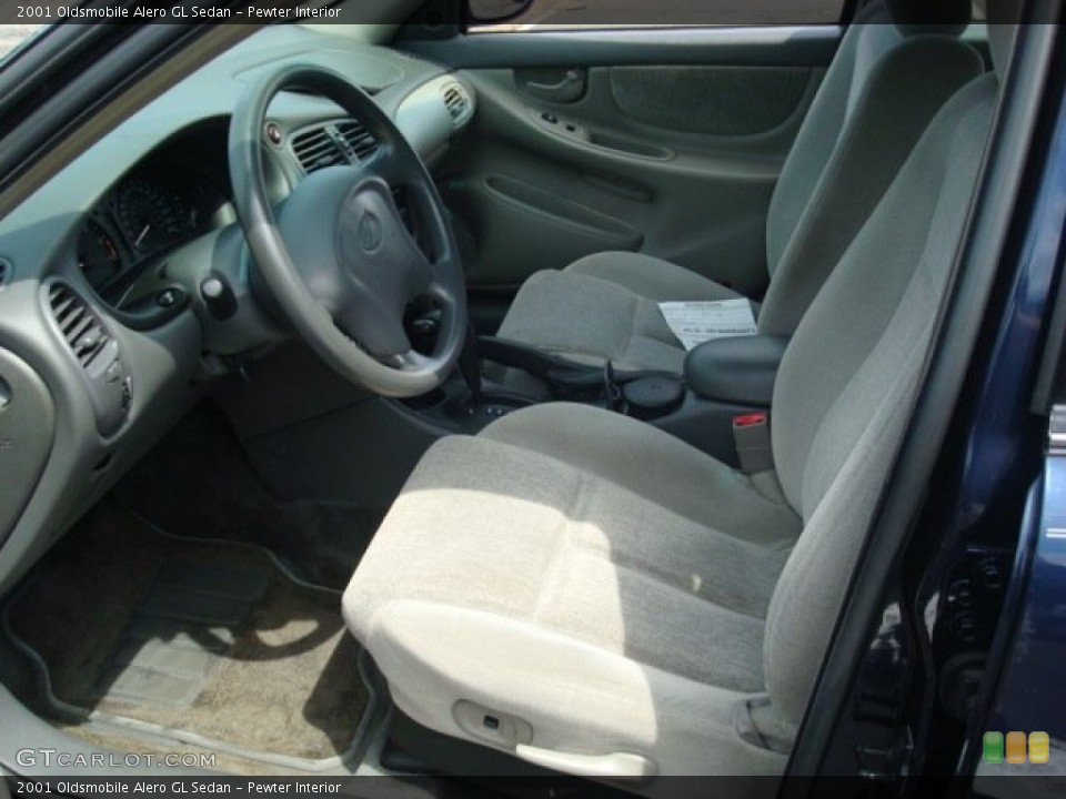 Pewter Interior Photo for the 2001 Oldsmobile Alero GL Sedan #53338615