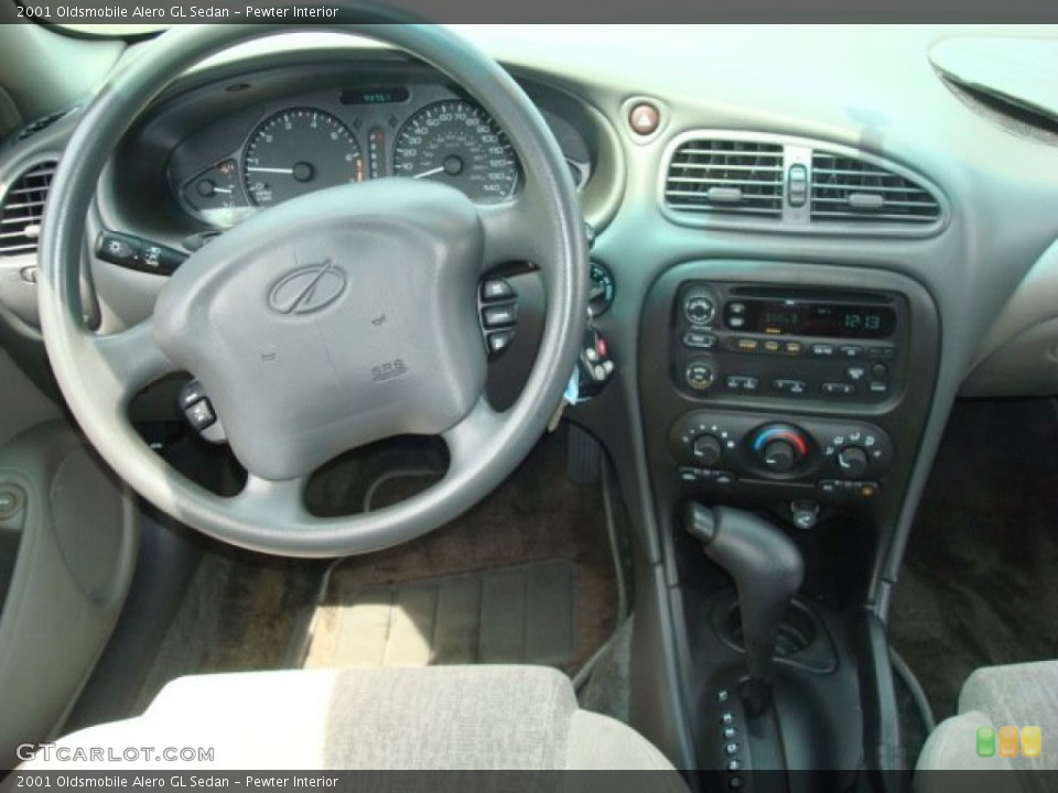 Pewter Interior Dashboard for the 2001 Oldsmobile Alero GL Sedan #53338639