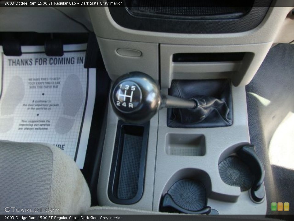Dark Slate Gray Interior Transmission for the 2003 Dodge Ram 1500 ST Regular Cab #53338882