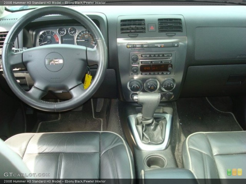 Ebony Black/Pewter Interior Dashboard for the 2008 Hummer H3  #53339575