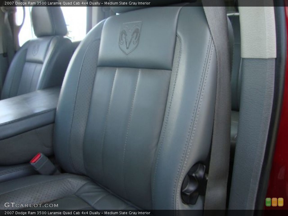 Medium Slate Gray Interior Photo for the 2007 Dodge Ram 3500 Laramie Quad Cab 4x4 Dually #53339614
