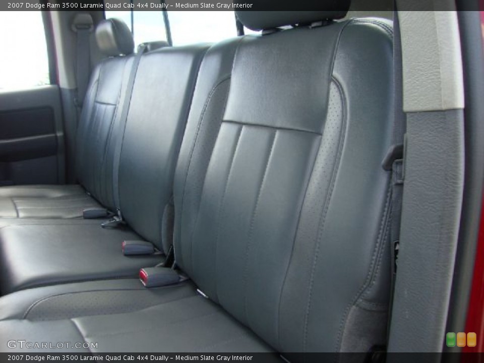 Medium Slate Gray Interior Photo for the 2007 Dodge Ram 3500 Laramie Quad Cab 4x4 Dually #53339638