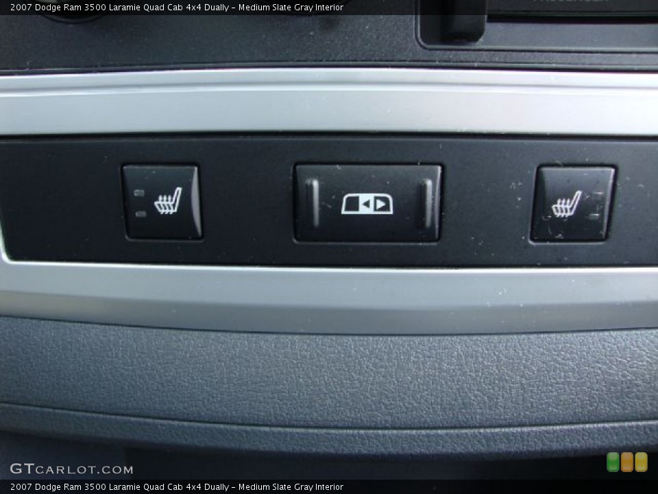 Medium Slate Gray Interior Controls for the 2007 Dodge Ram 3500 Laramie Quad Cab 4x4 Dually #53339779
