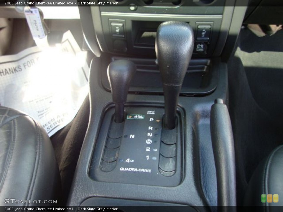 Dark Slate Gray Interior Transmission for the 2003 Jeep Grand Cherokee Limited 4x4 #53342389
