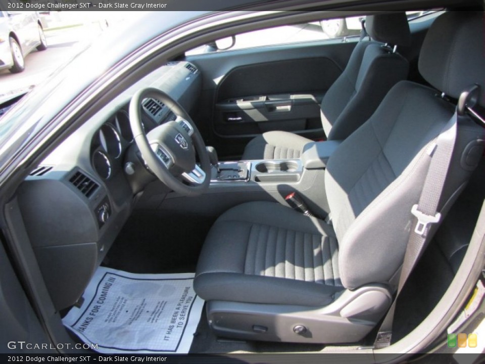 Dark Slate Gray Interior Photo for the 2012 Dodge Challenger SXT #53345200