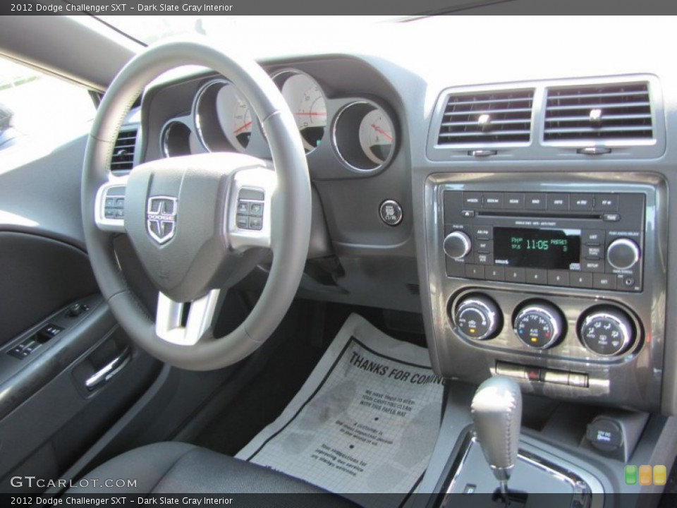 Dark Slate Gray Interior Dashboard for the 2012 Dodge Challenger SXT #53345227