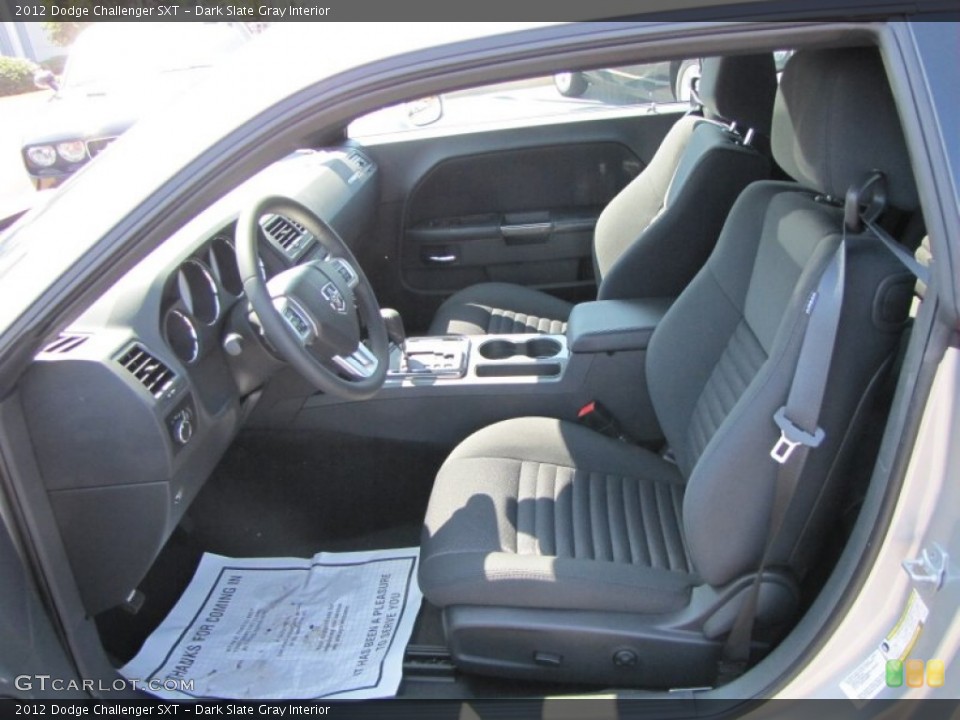 Dark Slate Gray Interior Photo for the 2012 Dodge Challenger SXT #53345605