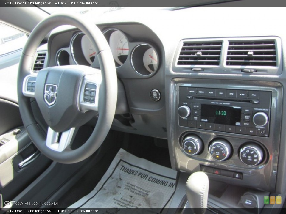 Dark Slate Gray Interior Dashboard for the 2012 Dodge Challenger SXT #53345632