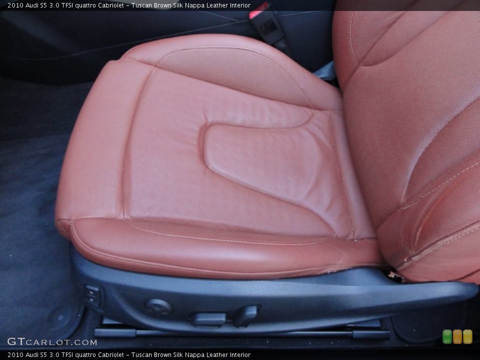 Tuscan Brown Silk Nappa Leather Interior Photo for the 2010 Audi S5 3.0 TFSI quattro Cabriolet #53345830