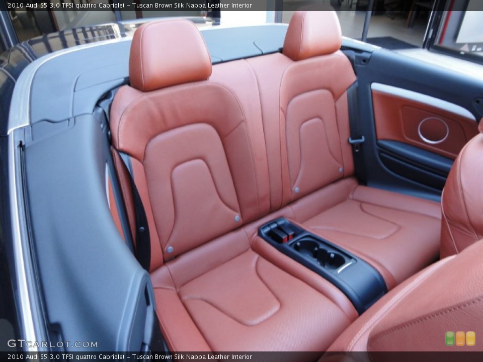 Tuscan Brown Silk Nappa Leather Interior Photo for the 2010 Audi S5 3.0 TFSI quattro Cabriolet #53345875