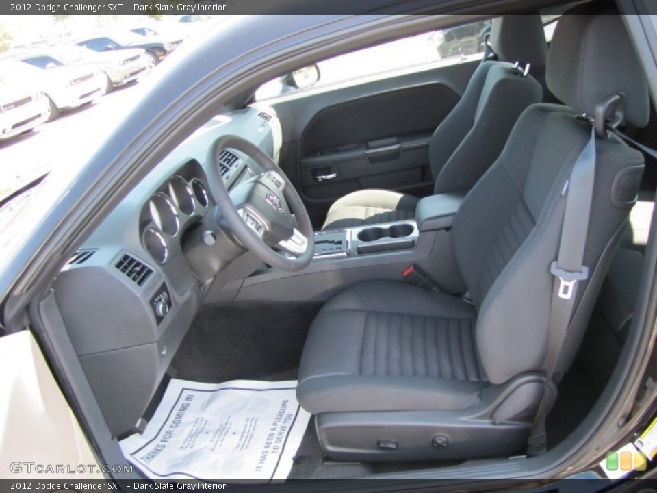 Dark Slate Gray Interior Photo for the 2012 Dodge Challenger SXT #53346139