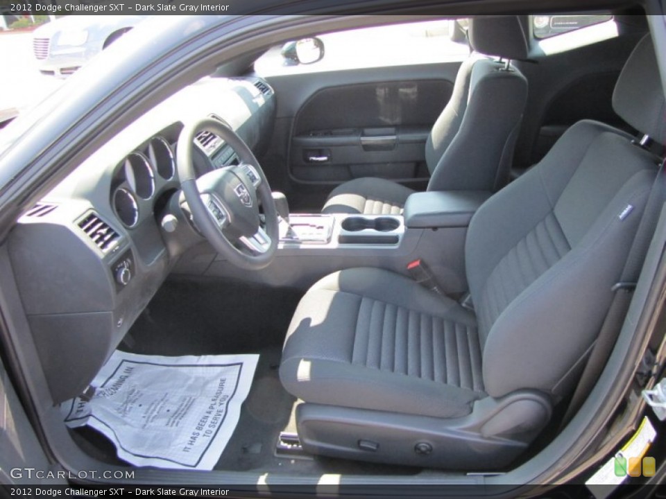 Dark Slate Gray Interior Photo for the 2012 Dodge Challenger SXT #53346271
