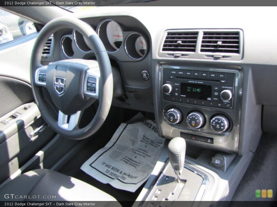 Dark Slate Gray Interior Dashboard for the 2012 Dodge Challenger SXT #53346295