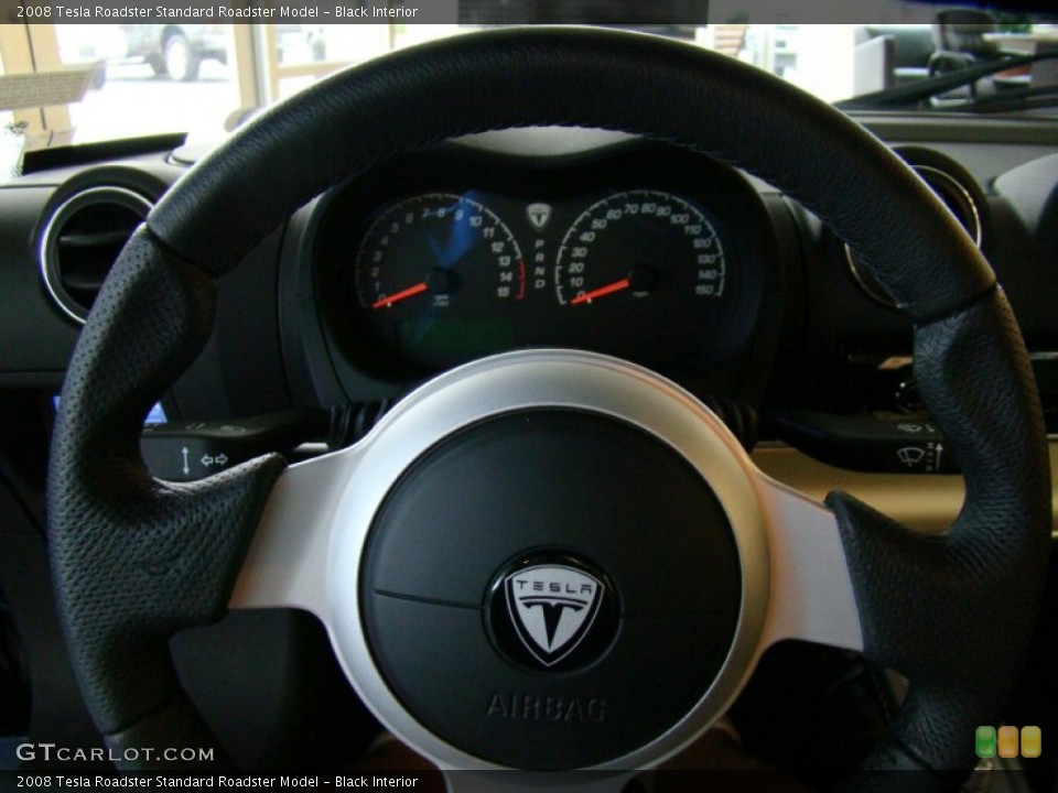 Black Interior Steering Wheel for the 2008 Tesla Roadster  #53346460