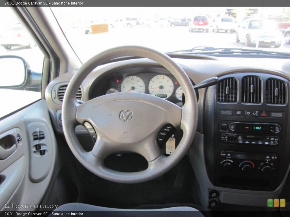 Sandstone Interior Dashboard for the 2001 Dodge Caravan SE #53346546
