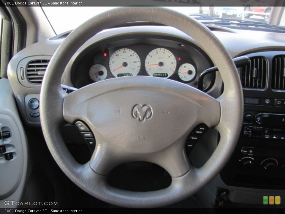 Sandstone Interior Steering Wheel for the 2001 Dodge Caravan SE #53346568