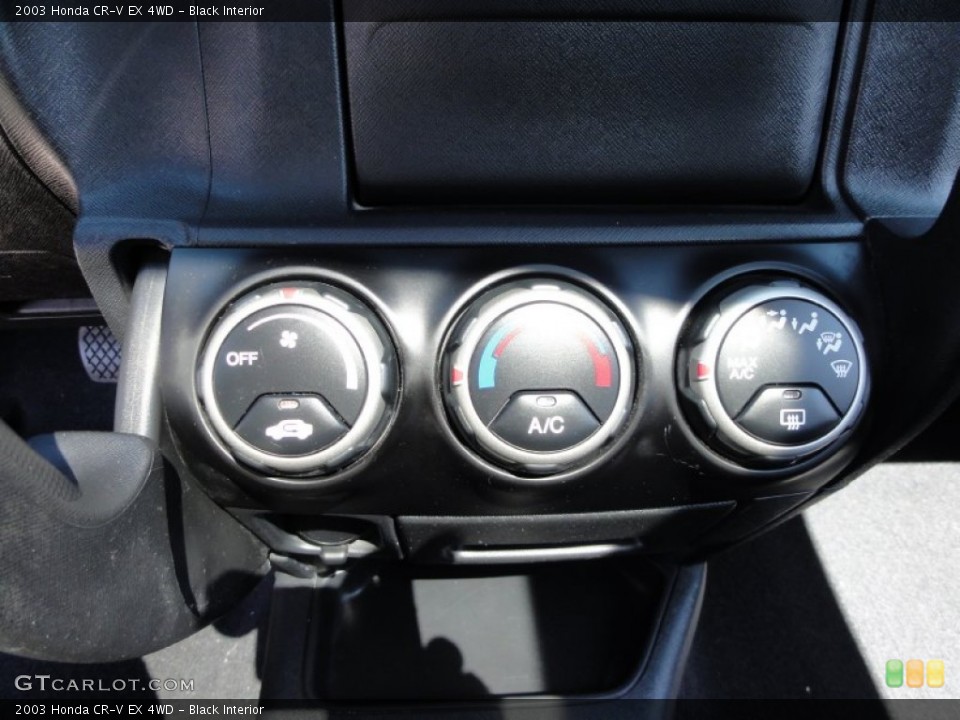 Black Interior Controls for the 2003 Honda CR-V EX 4WD #53346610