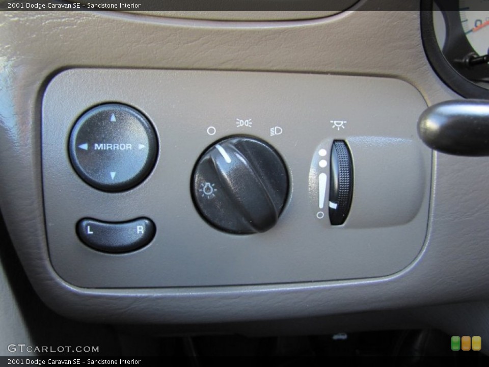 Sandstone Interior Controls for the 2001 Dodge Caravan SE #53346619