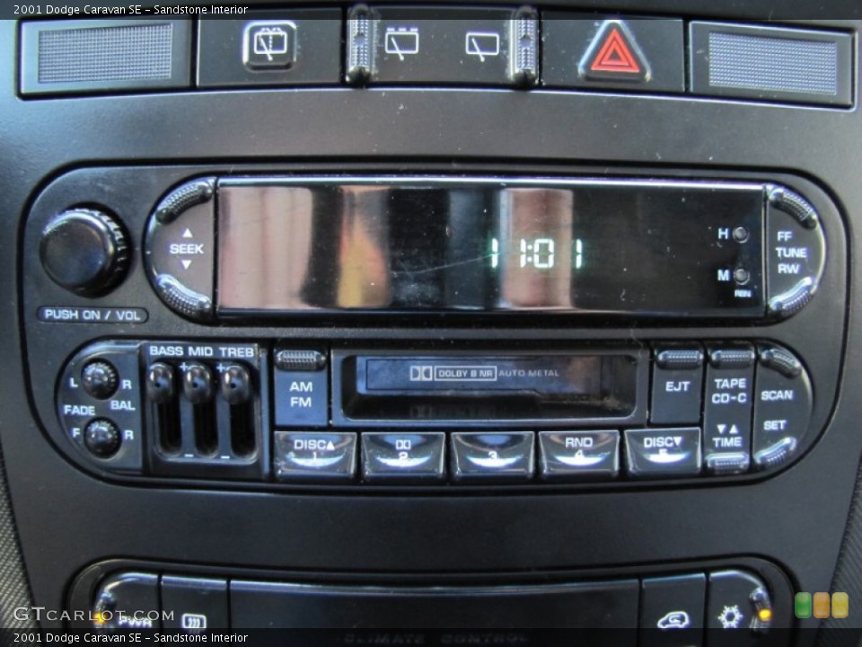 Sandstone Interior Audio System for the 2001 Dodge Caravan SE #53346649