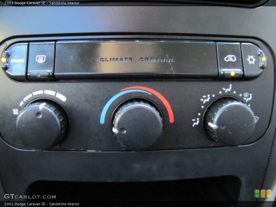 Sandstone Interior Controls for the 2001 Dodge Caravan SE #53346661