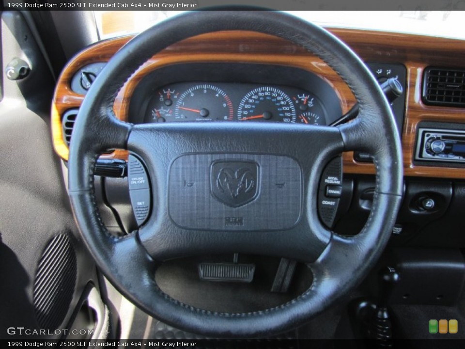 Mist Gray Interior Steering Wheel for the 1999 Dodge Ram 2500 SLT Extended Cab 4x4 #53346853