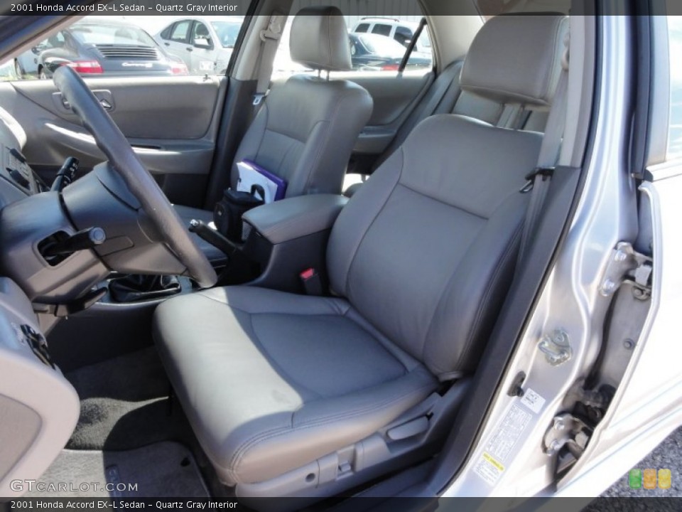 Quartz Gray Interior Photo for the 2001 Honda Accord EX-L Sedan #53346892