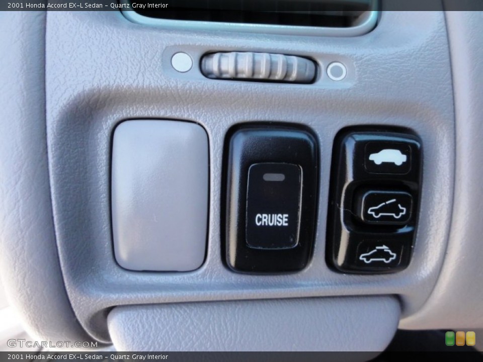 Quartz Gray Interior Controls for the 2001 Honda Accord EX-L Sedan #53347246