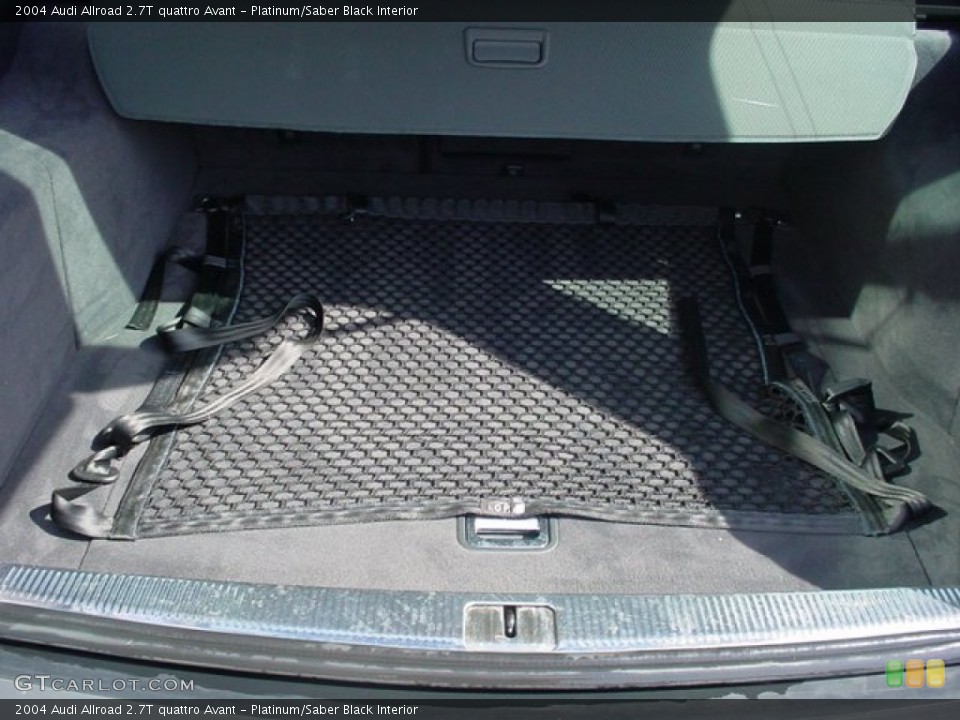 Platinum/Saber Black Interior Trunk for the 2004 Audi Allroad 2.7T quattro Avant #53347933