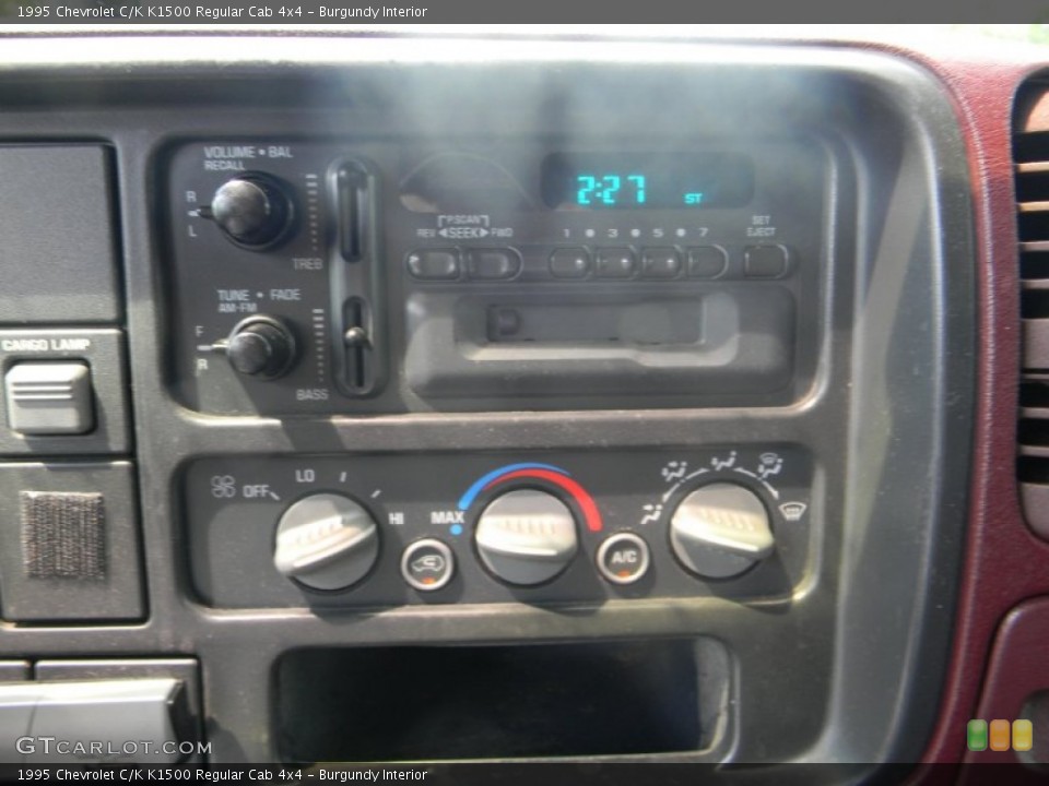 Burgundy Interior Audio System for the 1995 Chevrolet C/K K1500 Regular Cab 4x4 #53348701
