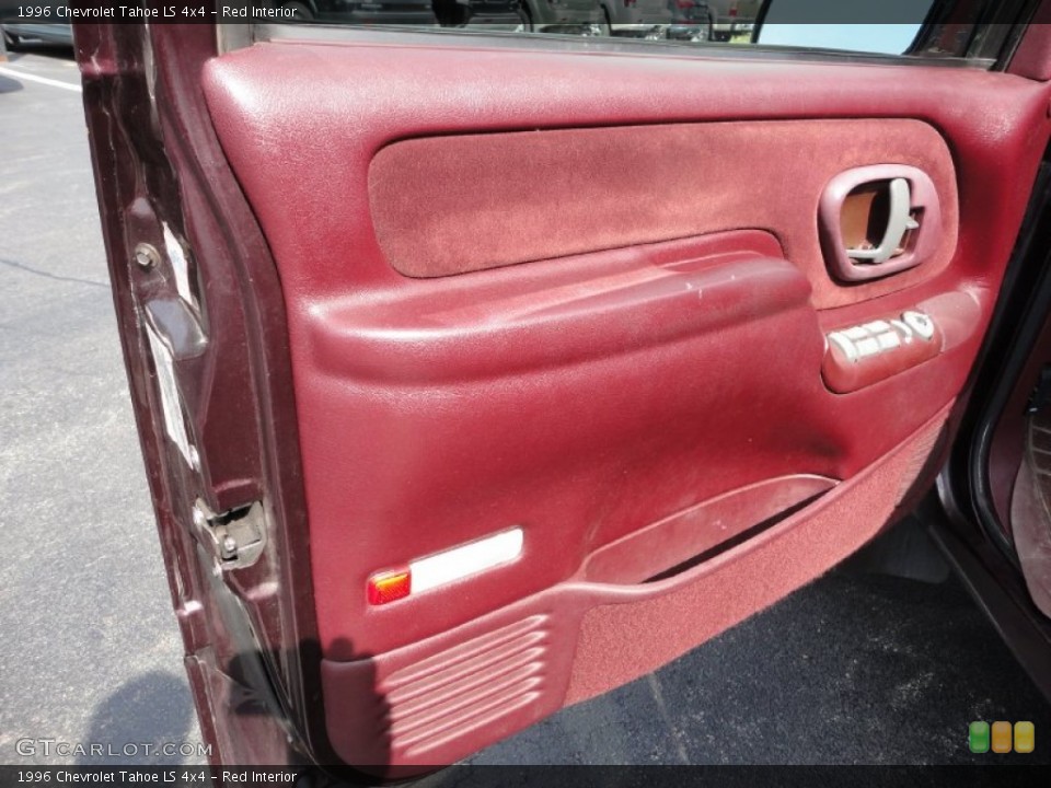 Red Interior Door Panel for the 1996 Chevrolet Tahoe LS 4x4 #53349754