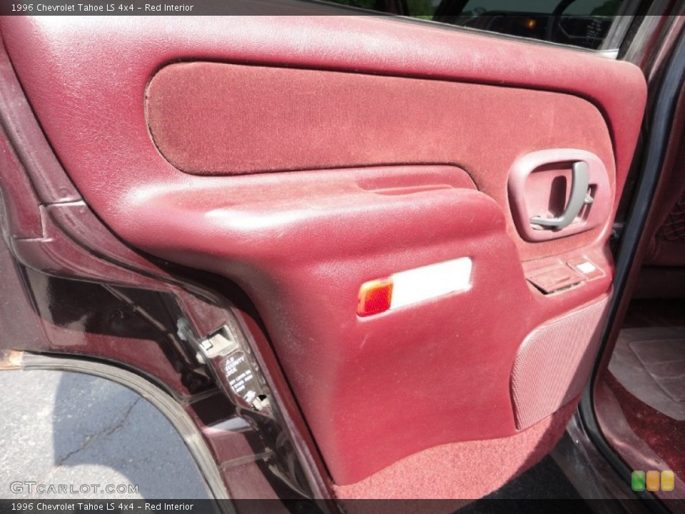 Red Interior Door Panel for the 1996 Chevrolet Tahoe LS 4x4 #53349772
