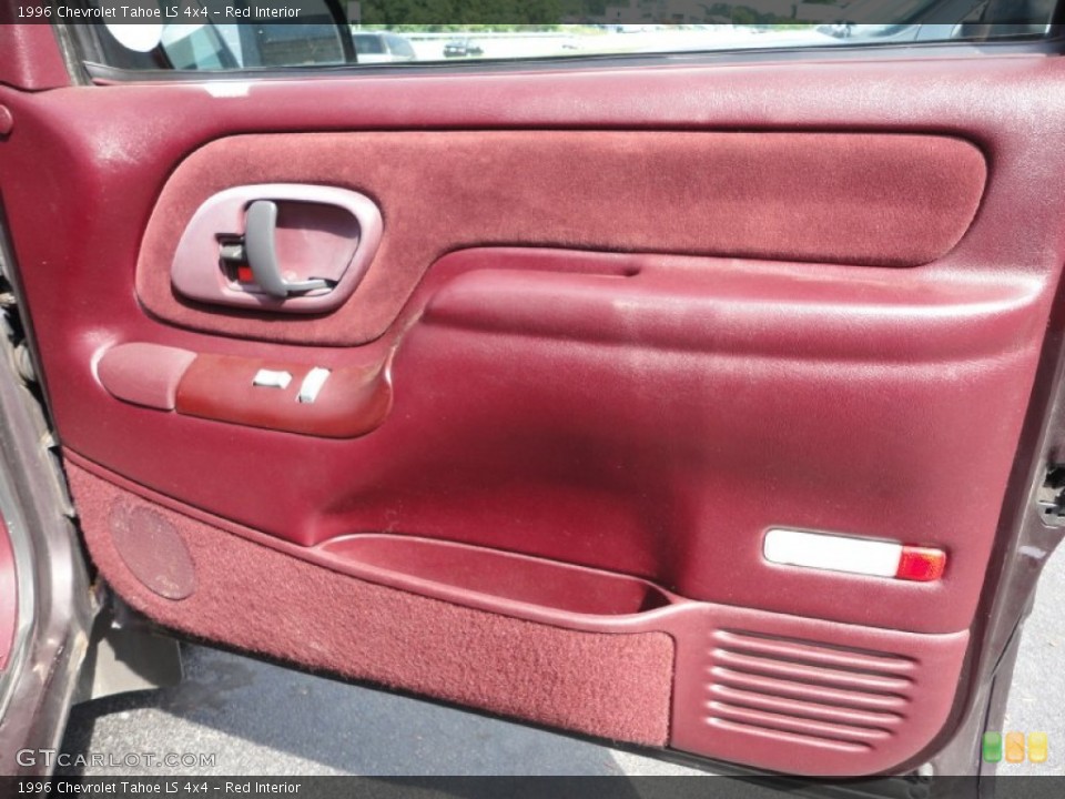 Red Interior Door Panel for the 1996 Chevrolet Tahoe LS 4x4 #53349844