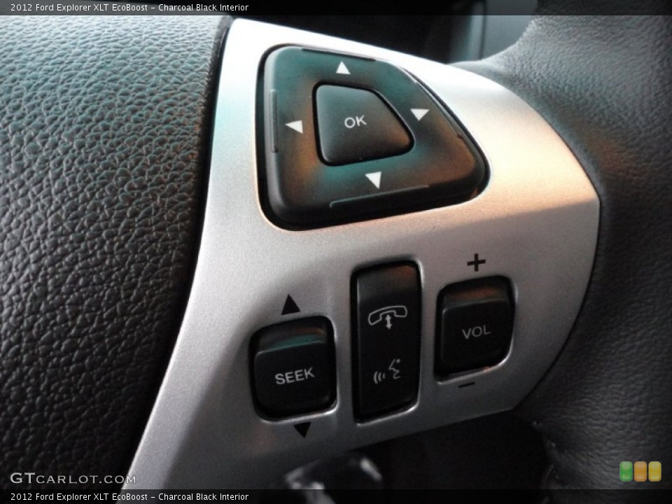 Charcoal Black Interior Controls for the 2012 Ford Explorer XLT EcoBoost #53350939